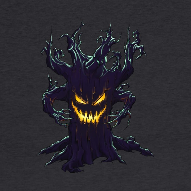 Scary Halloween Tree by SuspendedDreams